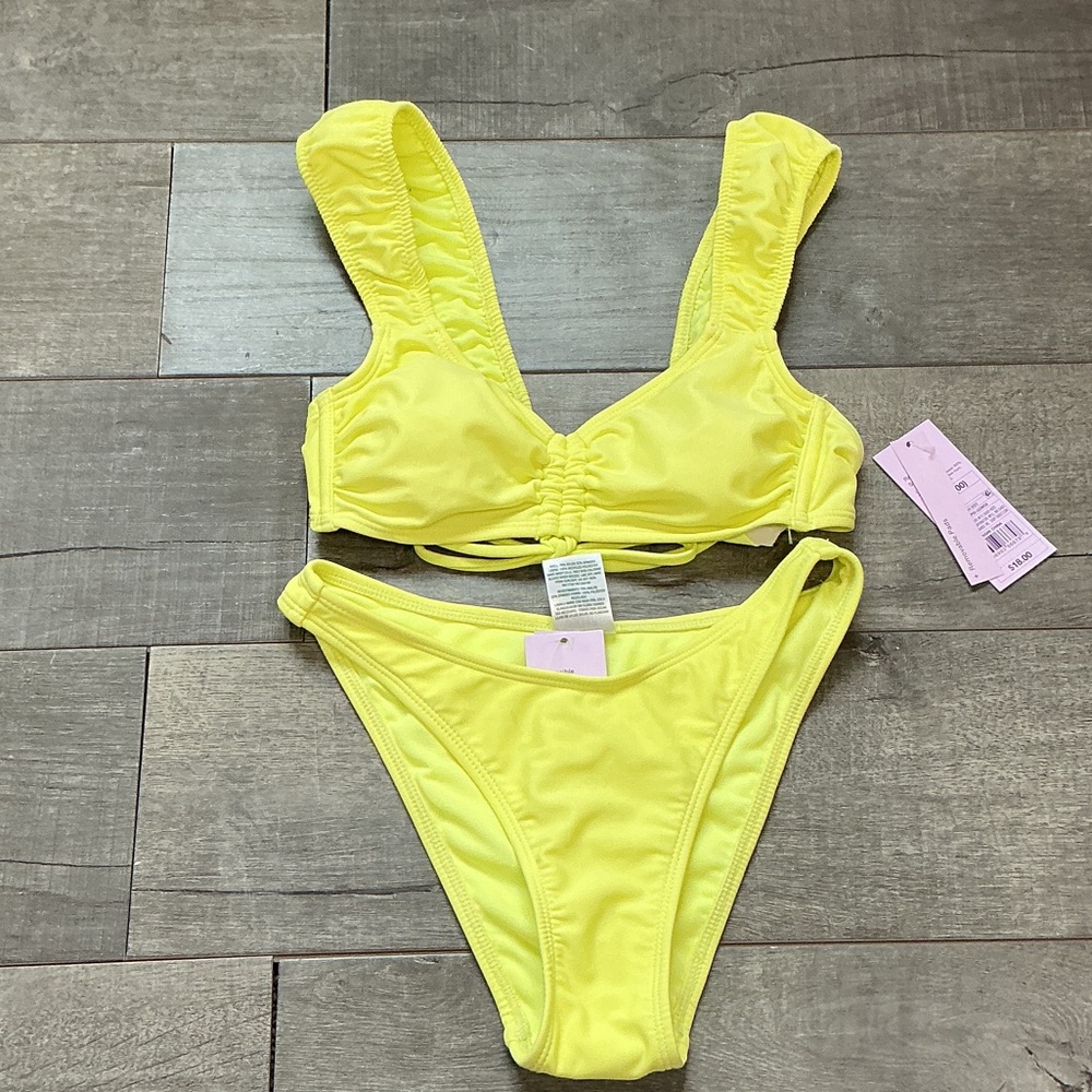 Wild Fable Yellow Bikini Set